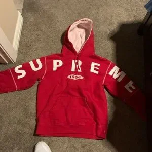Supreme spread logo hoodie hot sale